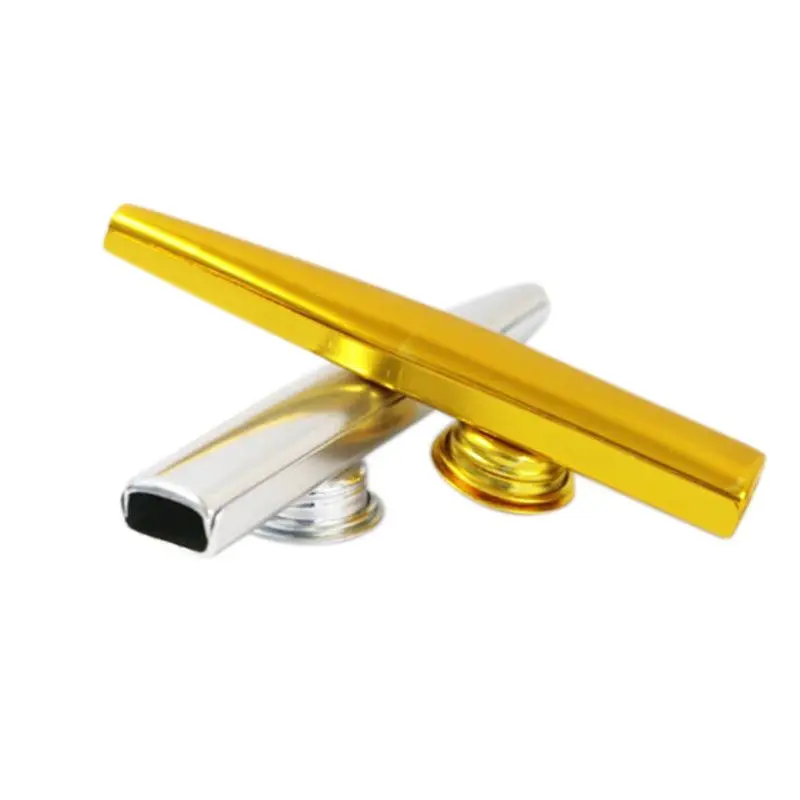 Fashion New Metal Kazoos Musical Instruments Flutes Diaphragm Mouth Kazoos Musical Instruments Good Companion for Guitar