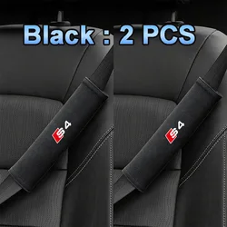 Car Accessories Seat Belt Shoulder Pads with Shoulder and Neck Protection (Black)