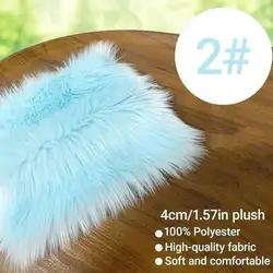 Luxurious Plush Shaggy Fur Fabric - 100% Polyester, Soft and Smooth - 160x100cm (2)