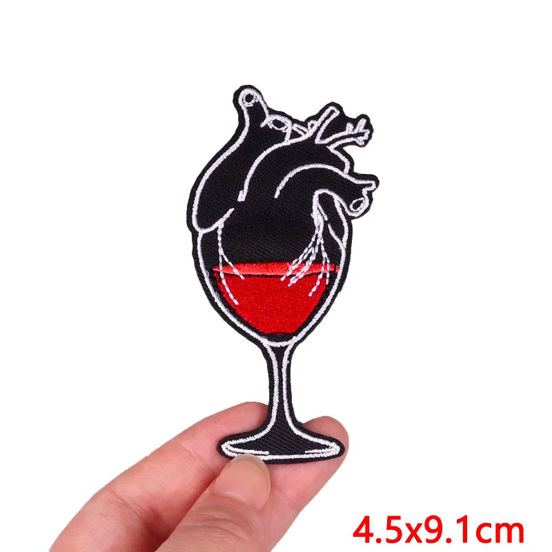 Catch The Patch Toppa Termoadesiva 'Cocktail Boca', Misura 7,2 X 6,4 Cm, Ricamata, Per Abbigliamento E Accessori, Istruzioni Incluse - 4