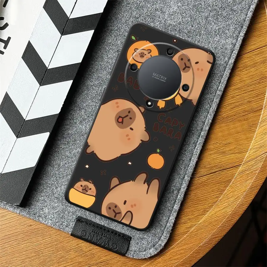 Cute Capybara Soft Armor Phone Case Cover