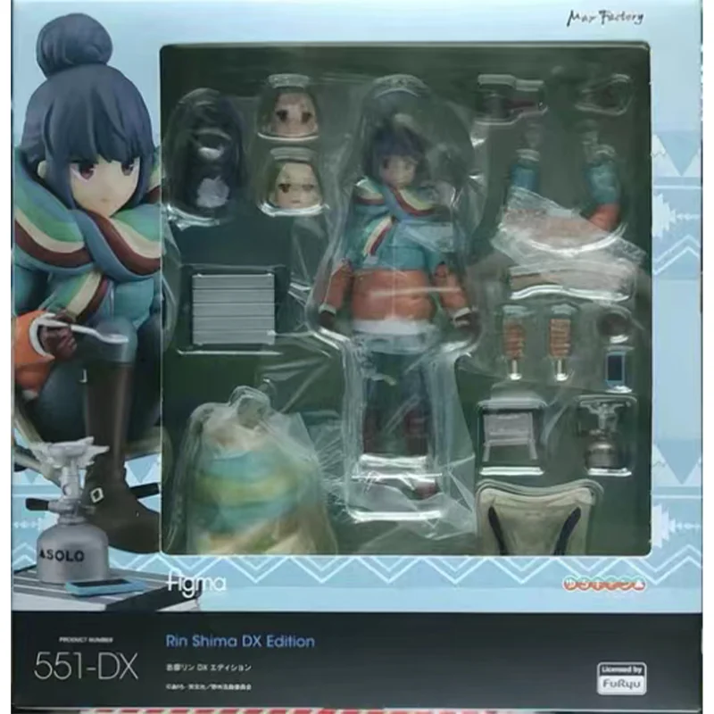 100% Original Figma 551 Yuru Camp Rin Shima DX Edition In