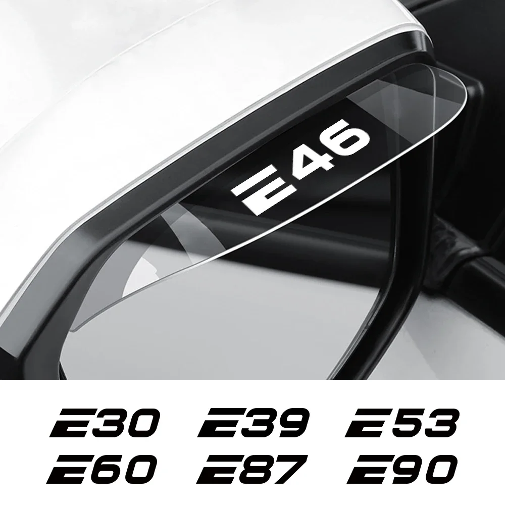 Car Rearview Mirror Rainproof Eyebrow Auto Accessories For BMW E46 E90 E36 E60 E30 E39 E92 E34 E87 E70 E91 E53 E83 E61 E28 E62