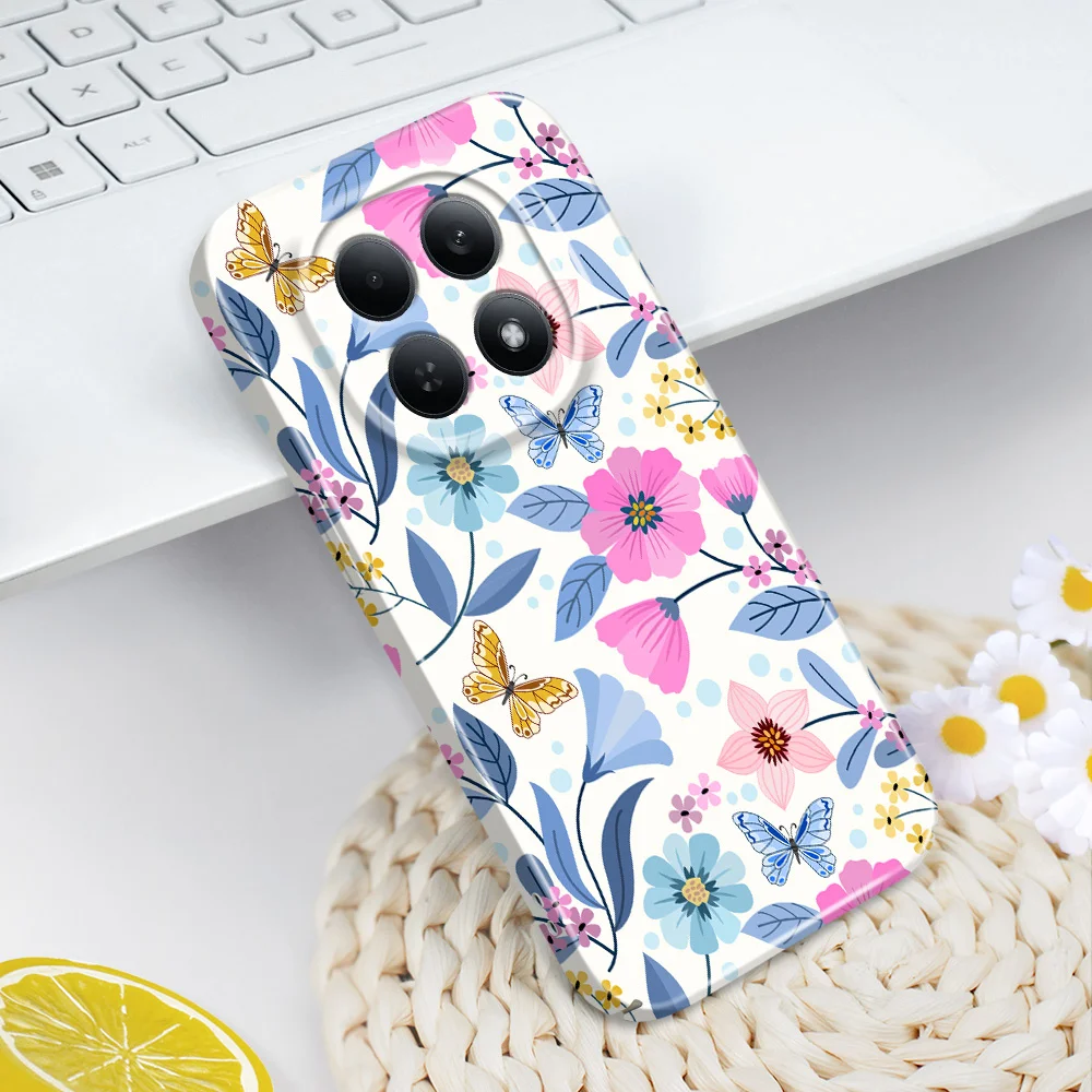 Vibrant Floral Design Phone Case - Durable Hard Cover with Screen Protection