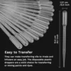 100PCS 3ML Airbrush Plastic Transfer Pipettes Eye Dropper Disposable Essential Oils Pipettes Dropper Makeup Tool Science and Lab 2