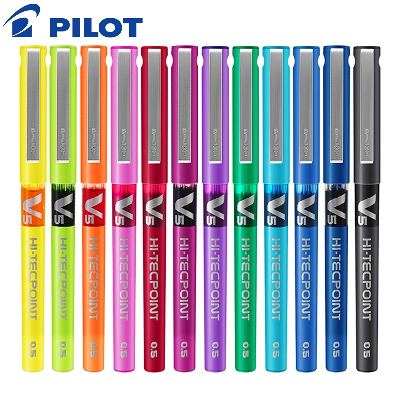 Pilot Needle Nib Gel Pen V5 Water-based Ballpoint Pen 0.5mm 1PCS Stationery Office Supplies Writing gel pens,ballpoint pen