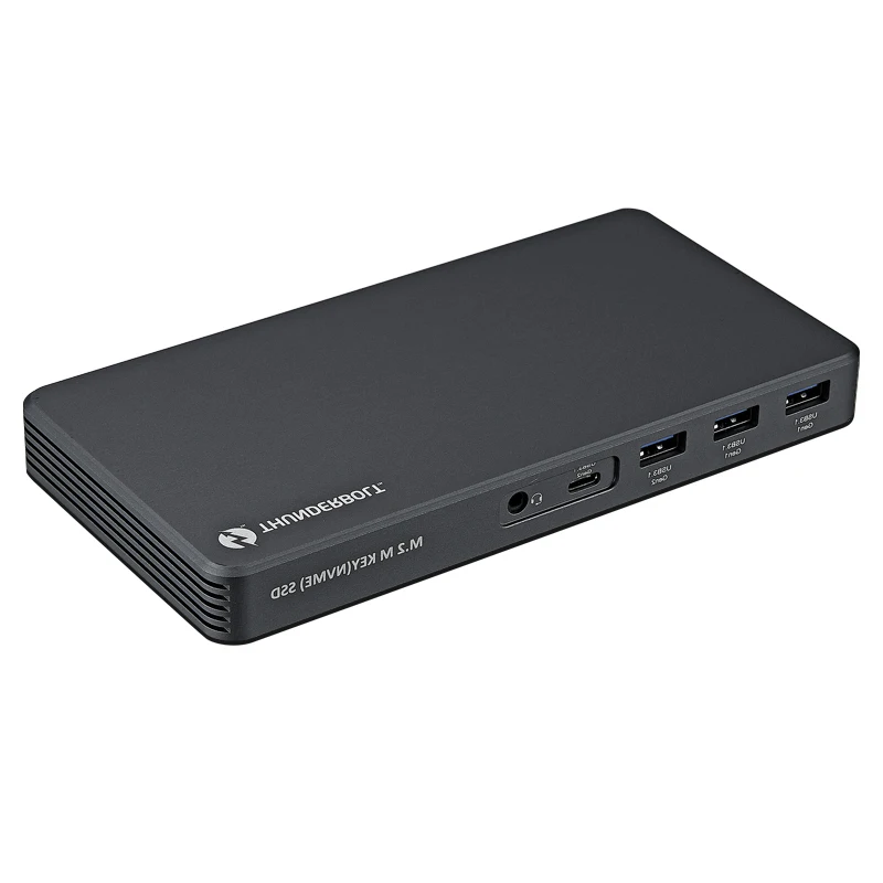 

Intel Certified 8K Thunderbolt 3 USB-C Dual 4K Laptop Docking Station Hud Mwith Power Delivery SSD Slot USB 3.1 10 Acceptable