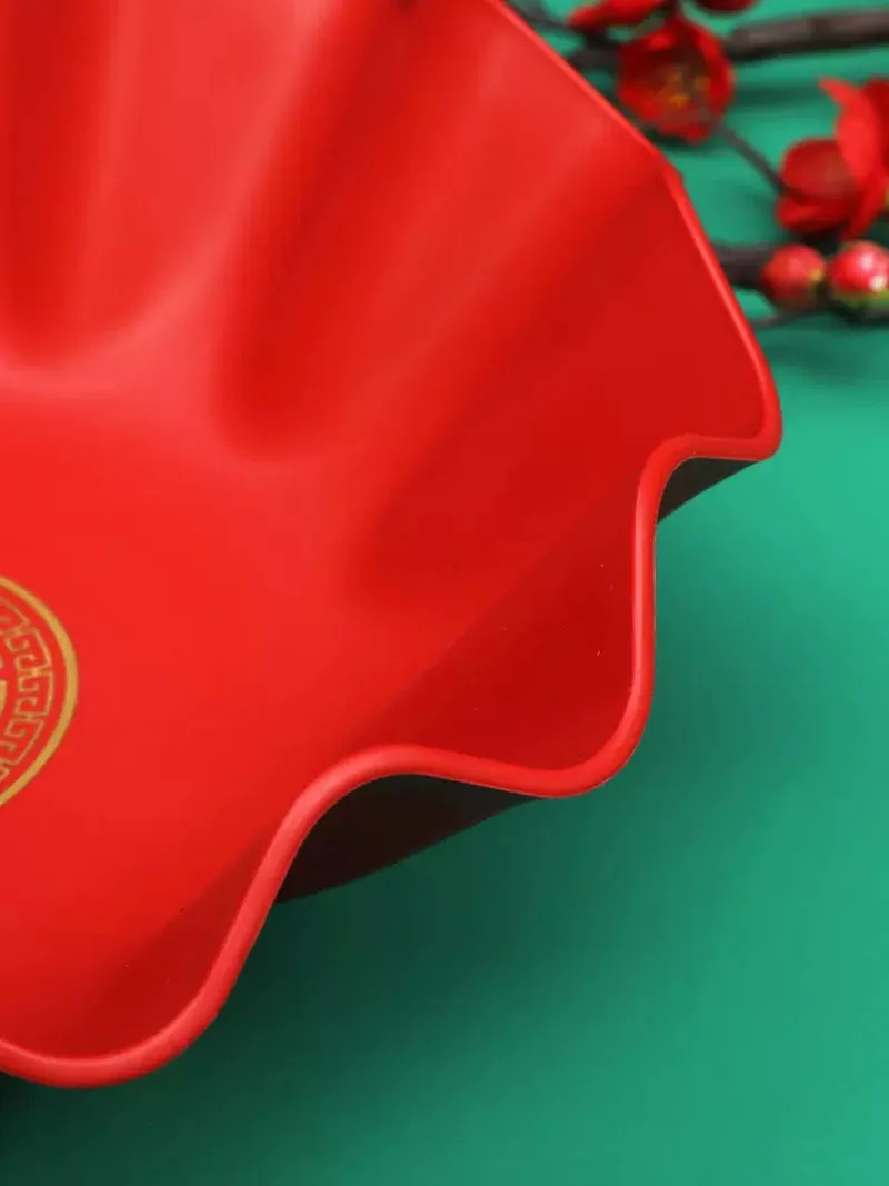 Decorative Platter for Fruit and Snack, Tray Plate for Serving Wedding, Chinese Candy Tea, Storage Style Supplies, Display Dis