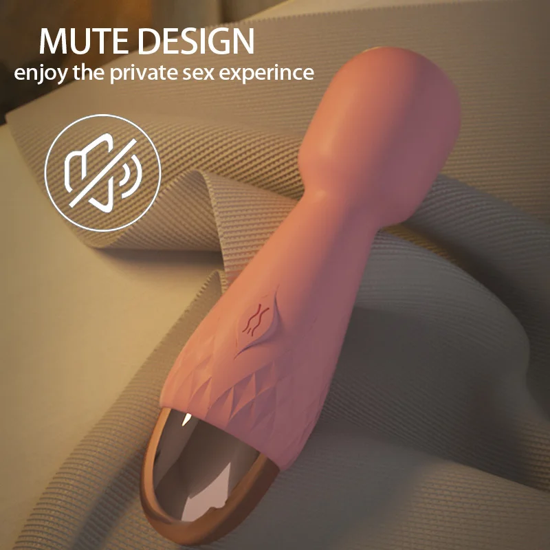 Mini-Vibrator für Frauen, tragbarer AV-Stab, 10 Modi, Vibration, Mini-Massagegerät, wiederaufladbar, wasserdicht, Masturbator, Sexy Shop_voghion.com