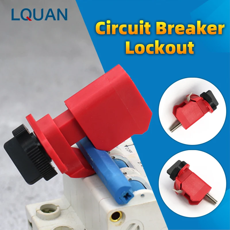 

Circuit Breaker Lock Miniature Electrical Air Breaker Switch Handle Lockout MCB Isolation Lock Off TBLO Tie Bar Lockout