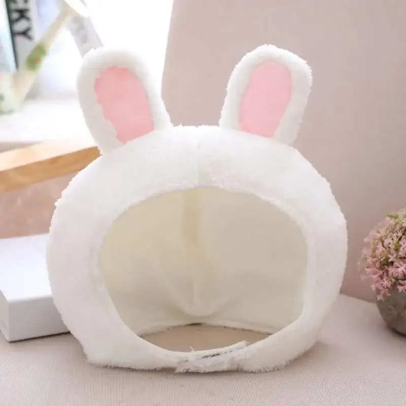 Novelty Funny Big Frog Eyes Bunny Ears Cute Cartoon Plush Hat Toy Green Full Headgear Cap Cosplay Costume Party Dress Up Hat 2