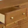 NEW Kalani 6-Drawer Double Wide Dresser in Chestnut USA 5