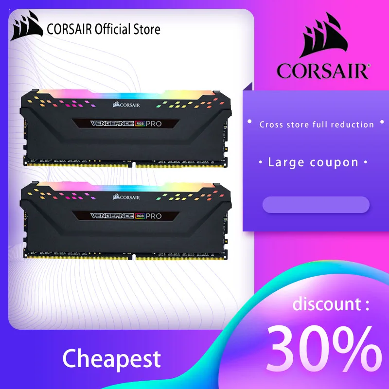 CORSAIR Vengeance RGB PRO Ram Memory ddr4 8GB 16g 32g 3200MHz