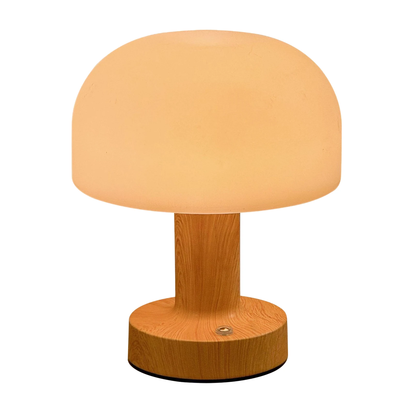Retro Mushroom LED Table Lamp USB Rechargeable LED Night Light Touch Sensor Light for Coffee Bar Bedroom Home Decor