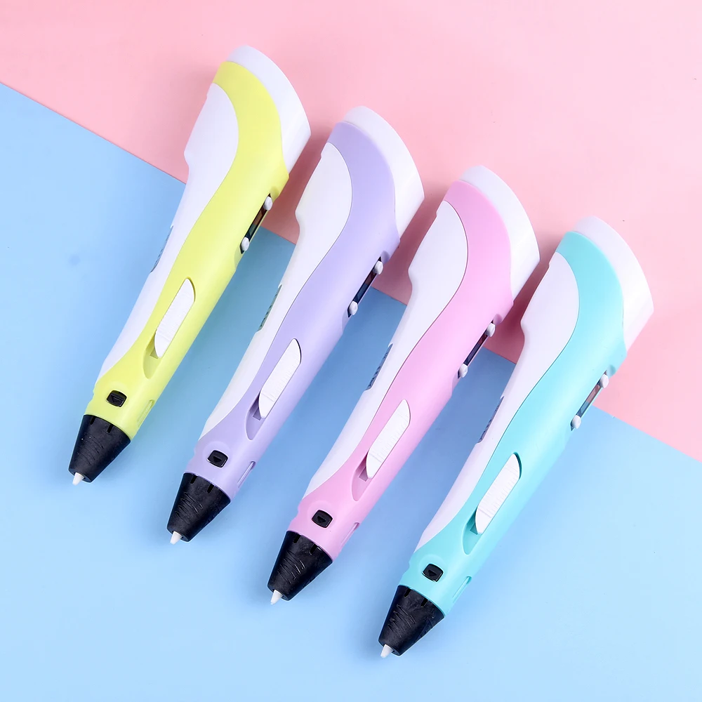 3D Pen DIY Drawing Pen With LCD Screen Compatible PLA ABS Filament Toys Safe Paiting For Children Kids Christmas Birthday Gifts 3d printing pen