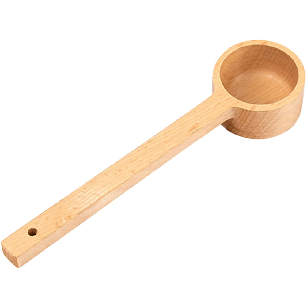 

Wooden Coffee Bean Spoon Coffee Bean Spoon With Straight Handle Kitchen Supplies