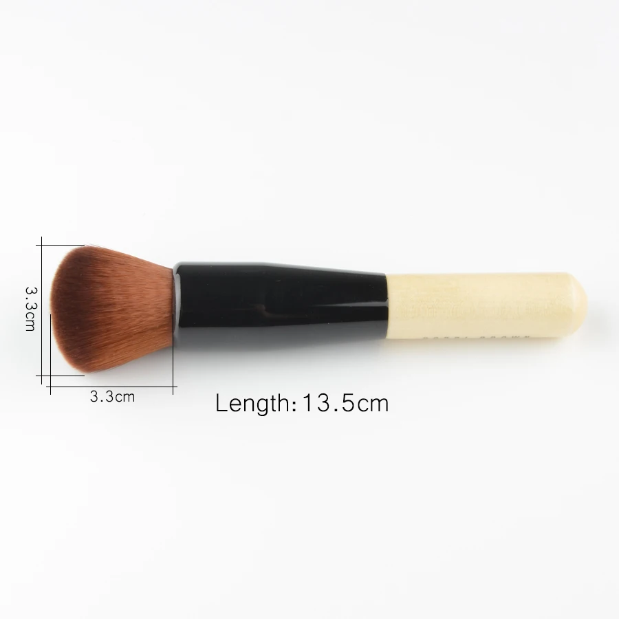 Fond de teint magique pour couverture complète du visage, brosse de maquillage en poudre, Contour cosmétique, outil de beauté B, 1 pièce