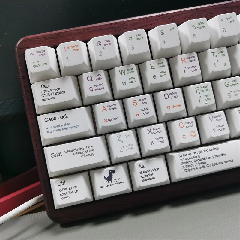 Minimalista Branco Pbt Keycap para mx Switch Teclado Mecânico 131 Teclas Perfil Estilo Programador Faça Você Mesmo Gk61