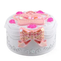 Dancing Girl Musical Boxes Toy Rotating Doll Performing Ballet Birthday Gift Wedding Decoration Sound Toy Christmas gift 2
