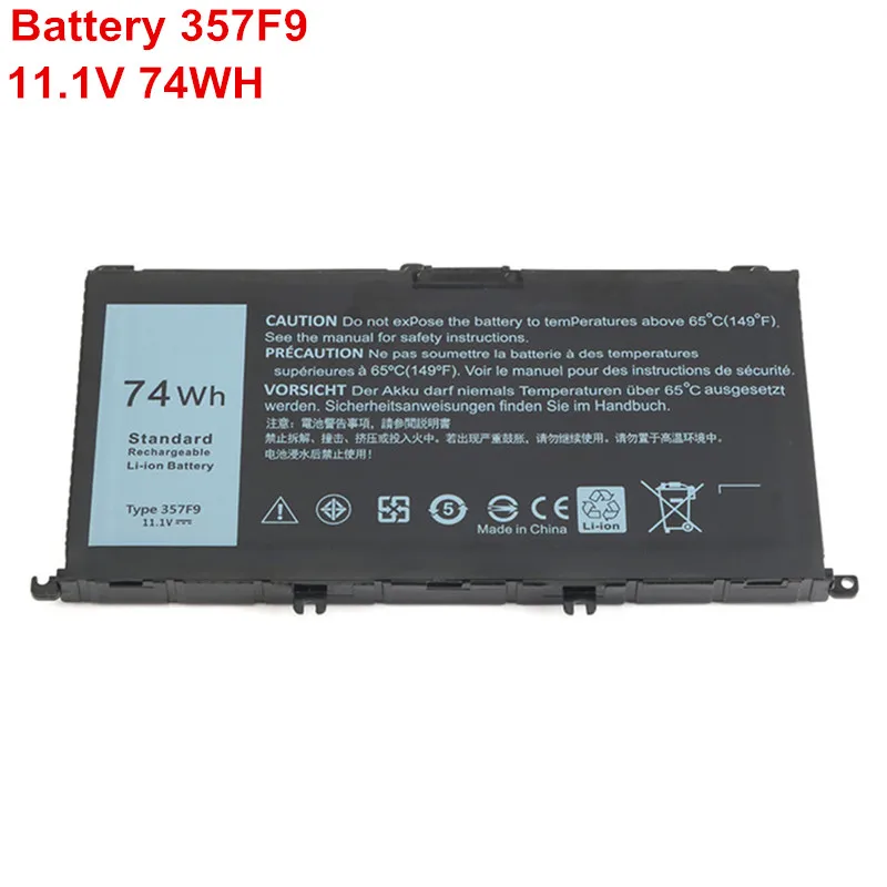 

11.1V 74WH New Original 357F9 Laptop Battery For Dell Inspiron 15 7559 7000 7557 7567 7566 5576 5577 P57F INS15PD-1548B 71JF4