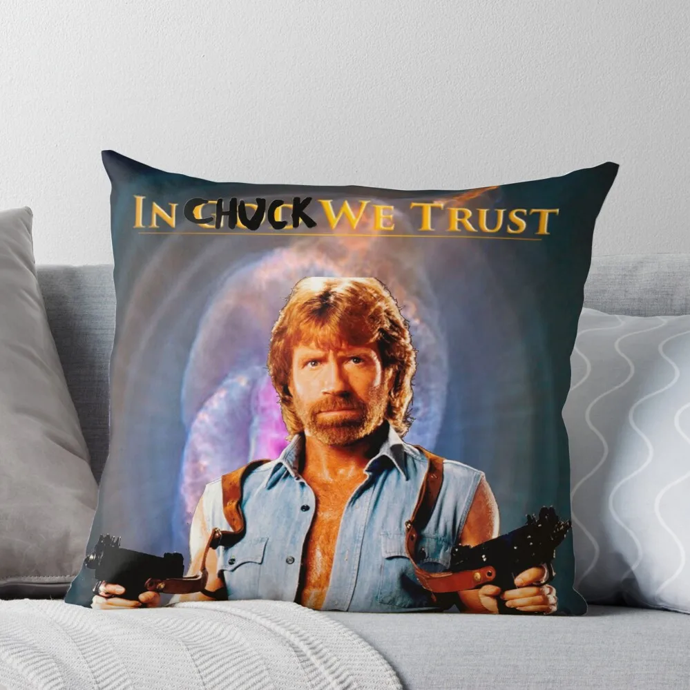 Chuck Norris Throw Pillow Decorative Cushions For Luxury Sofa Pillow Case Christmas Christmas Covers autumn pillowcase