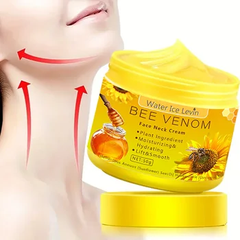 Bee venom Neck cream Moisturizing Sagging Improvement Reduce Fine Lines Damaged Skin Repair Facial Cream Nourishing Skin Care 1