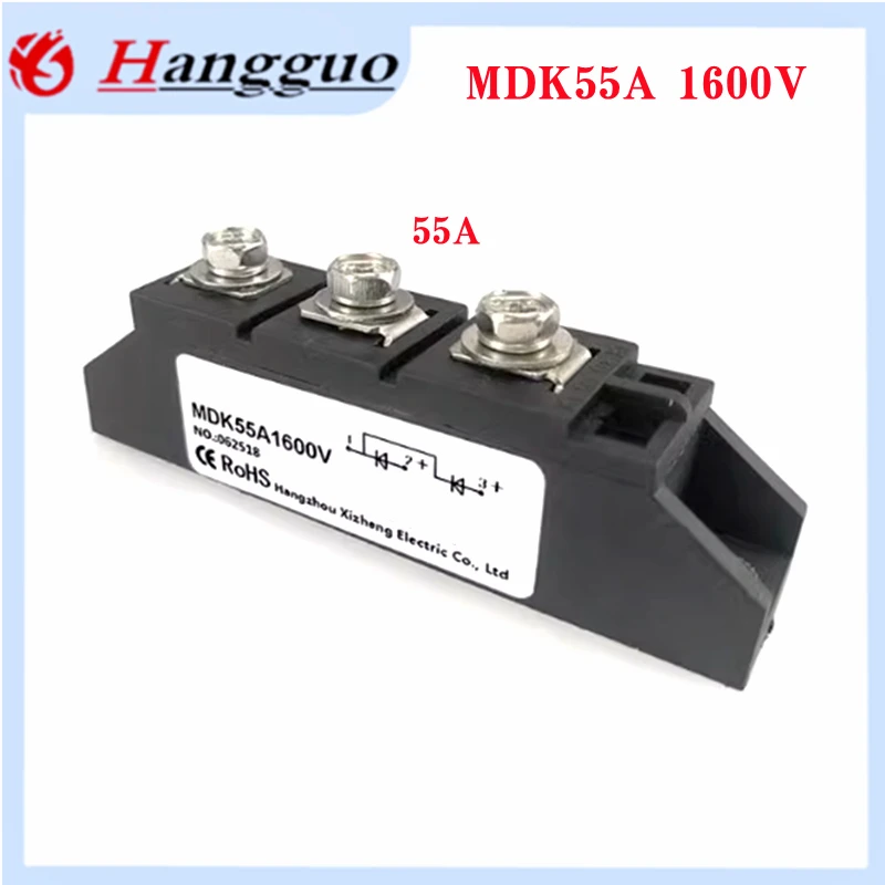 MDK26A 40A 55A 70A 90A 110A 1600V Gleichrichtermodul DC Solar Anti-Reverse-Diode Photovoltaik-Diode Zwei Eingänge und ein Ausgang MDK110-16 – Detail 4