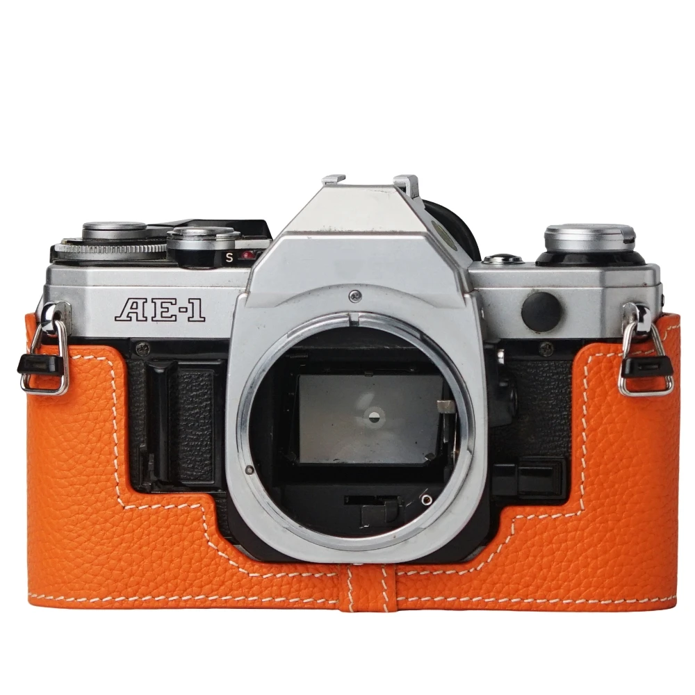 For Canon AE-1 AE1 Case Leather Camera Half Case Film Camera
