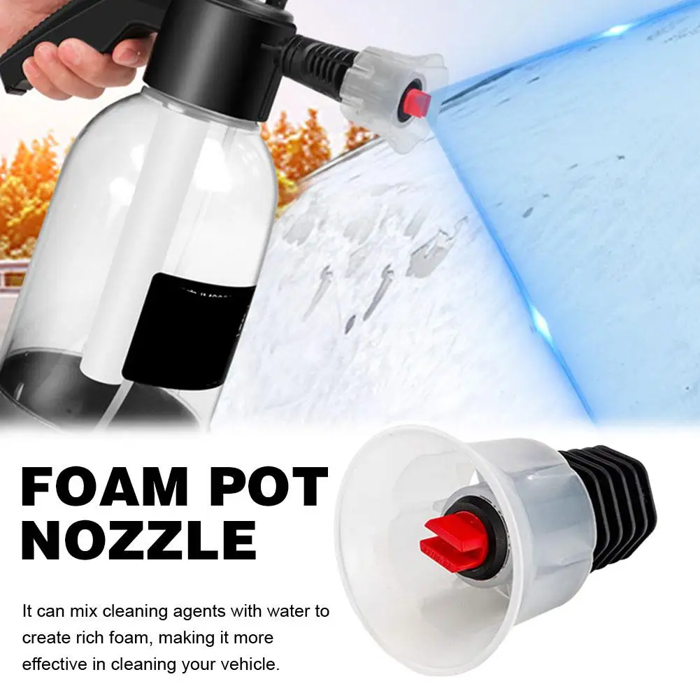 Foam nozzle Car wash foam spray nozzle Windscreen fan foam nozzle Internal thread 16mm Car wash water gun nozzle