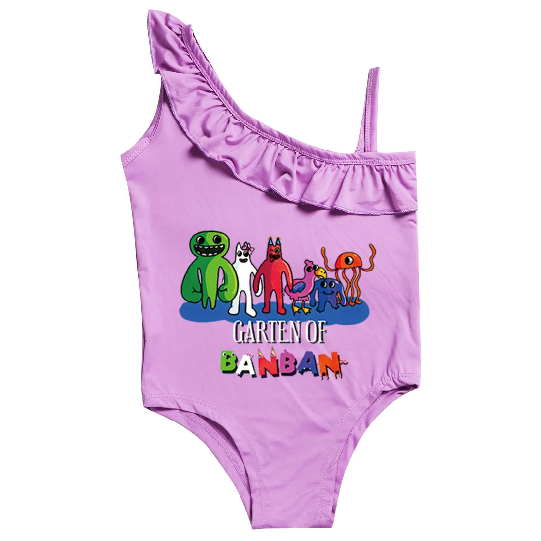 

Game Garden of Ban Ban Swimwear Kids Beach Wear Children One Piece Sleeveless Swimming Baby Girls Cartoon Swimsuit Bathing Suits
