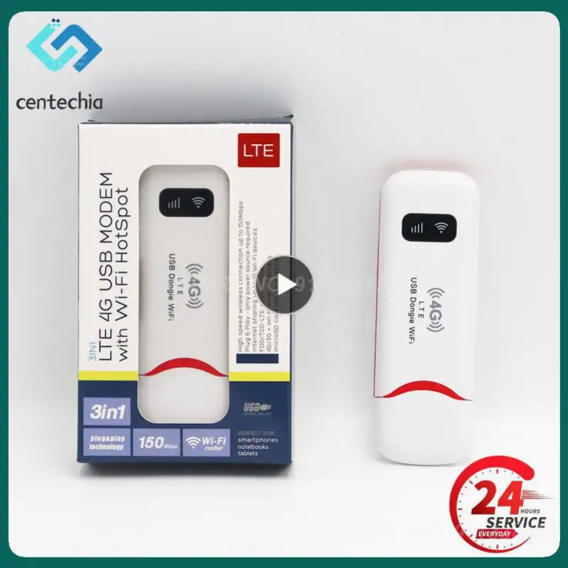 

Беспроводной Wi-Fi роутер LTE, 4G, SIM-карта, портативный USB-модем 150 Мбит/с, флешка, мобильный широкополосный доступ для домашнего покрытия Wi-Fi