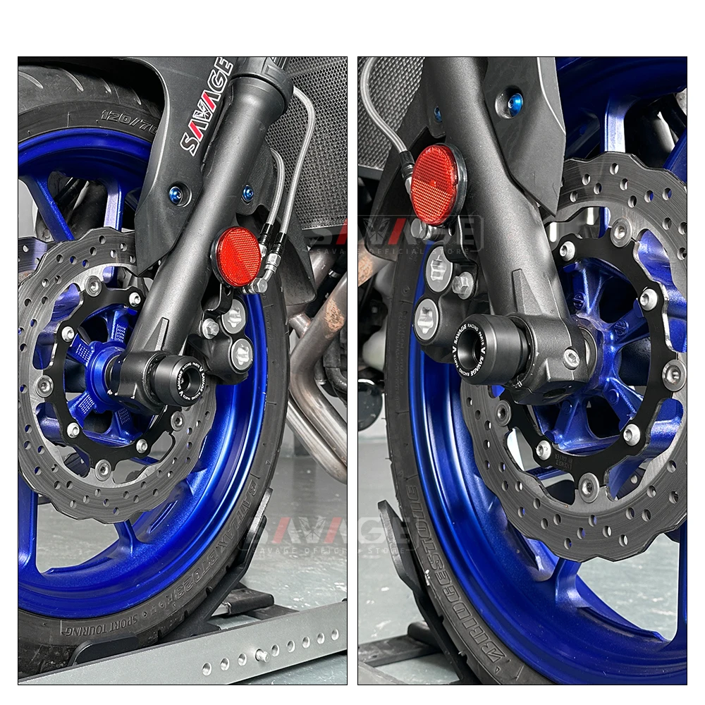 MT07 FZ07 Rear Front Wheel Axle Fork Crash Slider Motorcycle Stand Screw Swingarm Spools For YAMAHA MT-07 FZ-07 XSR700