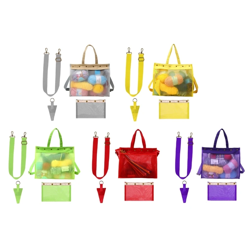 

Сетчатая сумка, шерстяной чехол для хранения, сумка для хранения шерстяной пряжи, сумка для хранения пряжи «сделай сам», сумка