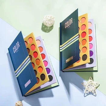 매트 쉬머 아이섀도우 팔레트, 방수 오래 지속되는 아이 섀도우 안료, 어스 컬러 아이 메이크업, 72 색