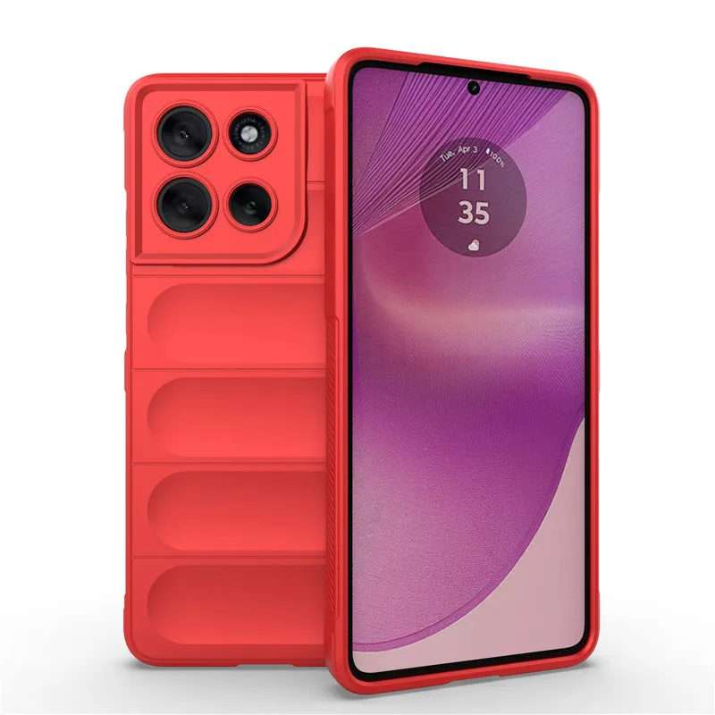 Shockproof Rubber Silicone Protective Bumper Case: Enhanced Cover for Motorola Moto G-Series