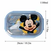 Miniso Disney Mickey Thermal Lunch Boxes Cute Kawaii Minnie With Lid Tableware Cartoon Printing Elsa Portable Food Box For Lunch 6