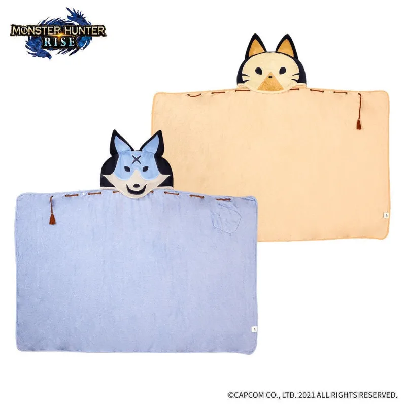 

Monster Hunter Rise Blanket Air Conditioning Blanket Tooth Hound Style Surrounding Room Decoration Gifts