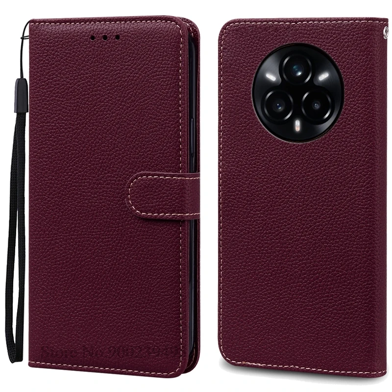 Leather Flip Wallet Phone Case - Premium Book Cover Design