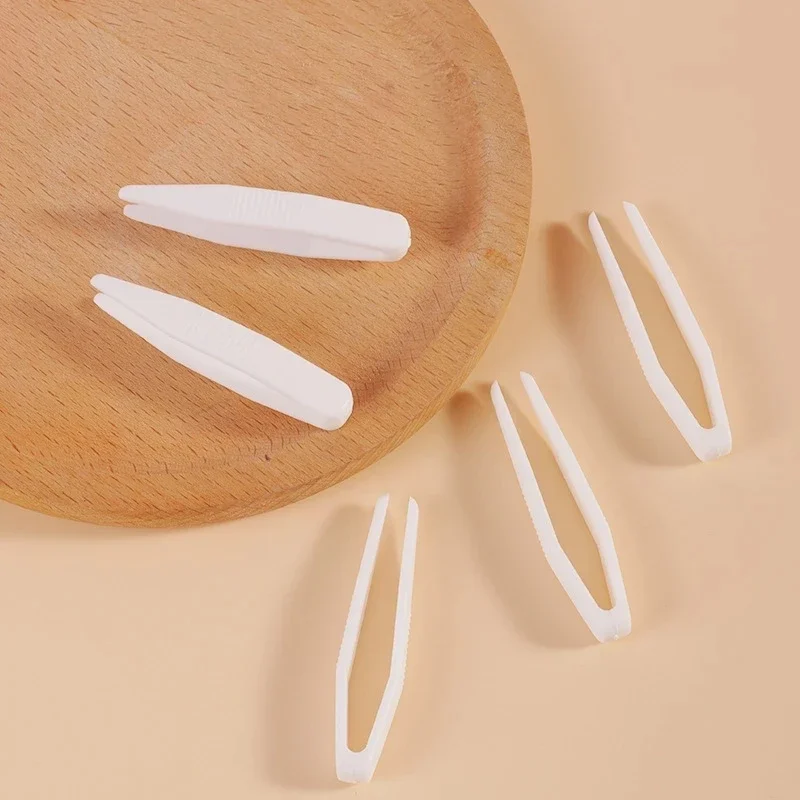 20pcs Disposable Double Eyelid Sticker Auxiliary Tool Plastic Clip Tweezers Stereotype Y Fork Cosmetic Beauty Tape Supply