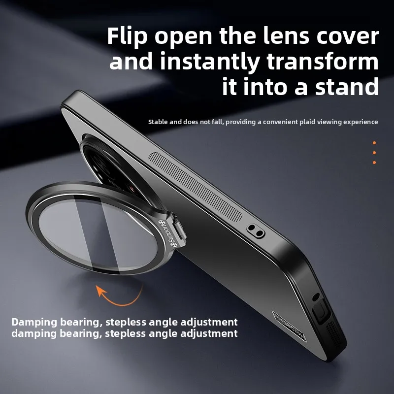 Luxury Thin Heat Dissipation Matte Stand Premium Acrylic Shockproof Case