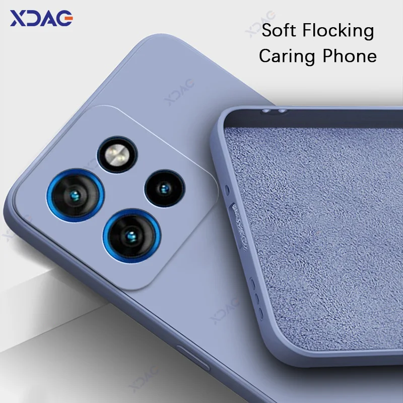 Luxury Dual Liner Protective Liquid Silicone Phone Case Cover