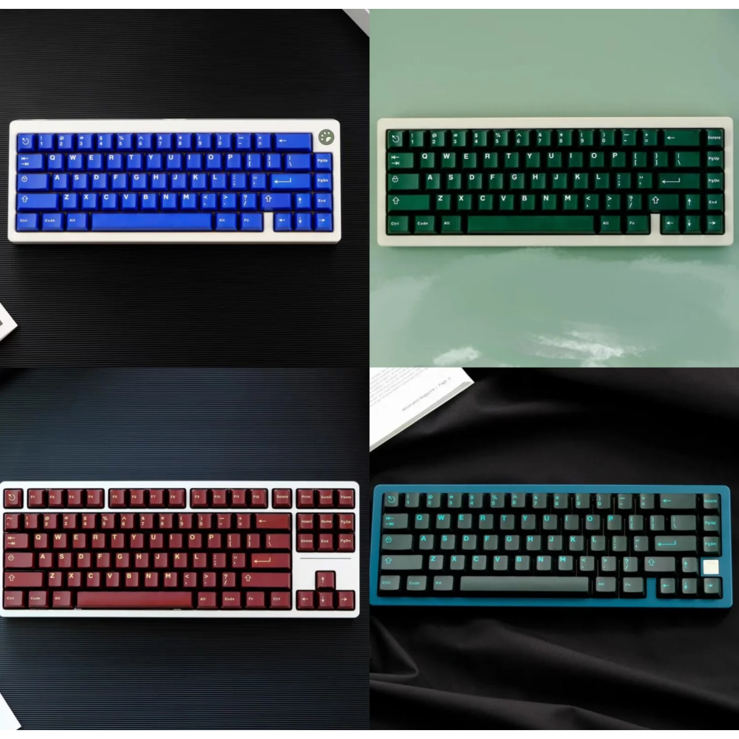 

ABS 2-color Translucent Keycaps Alabaster Without Numbered Area Cherry Keycaps for Gaming Mechanical Keyboards MX Switches