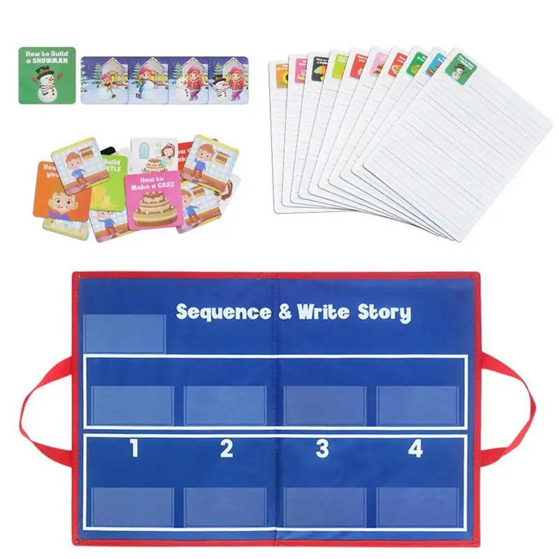 

Storytelling Cards Story Telling Cards Game For Children Sentence Building For Kids Community Helper Sequencing Pocket Chart