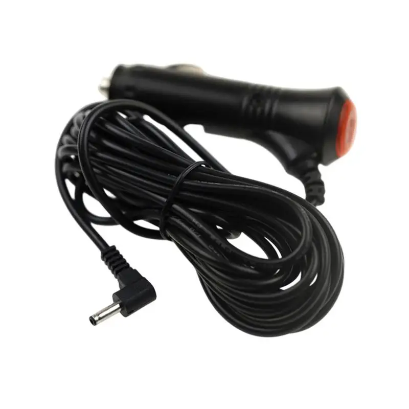 

Car Lighter Cable 2.5MM/3.5MM Car Lighter Cord With Switch Navigator Charger Lighter Extension Cord High Temperature Resistant