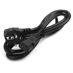 Universal Three - Prong AC Power Charging Cable - Brand New, 1.2M Length (EU plug)