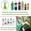 Bottle Cap Sprinkler Portable Plastic Plant Nozzles Garden Plant Watering Sprayers DIY Irrigation Head Indoor Outdoor Water Cans 5