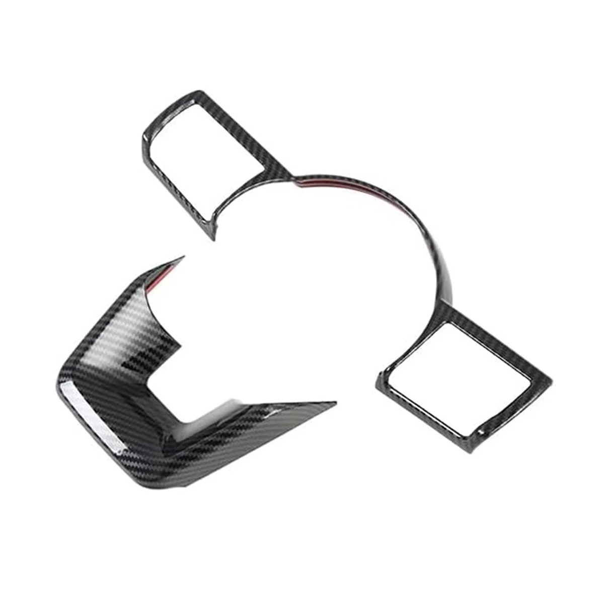 

For Nissan Rogue X-Trail 2021 2022 2023 Steering Wheel Panel Frame Cover Trim Interior Accessories (ABS Carbon