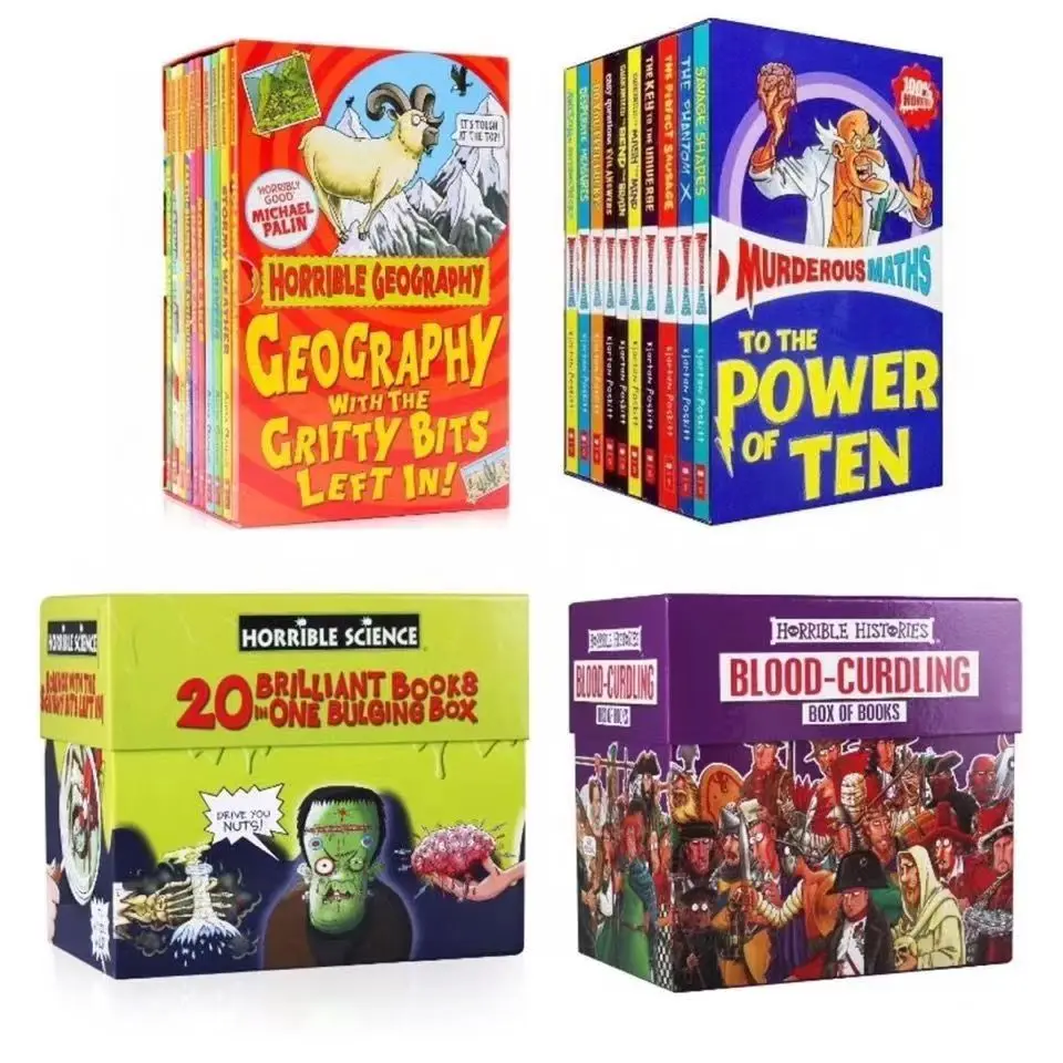 Gift box set murderous maths horrible history science geography kids 
