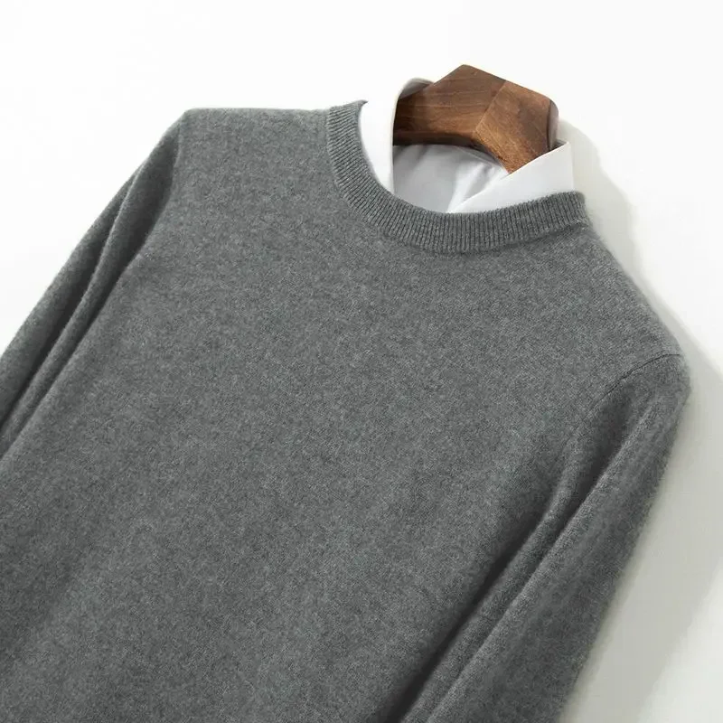 Suéteres de punto lisos de negocios con cuello en V para hombres, ropa de hombre de color sólido, pulóveres sin capucha, ropa de moda japonesa Harajuku A