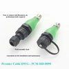 Waterproof M12 to RJ45 Ethernet Panel Mount Feedthrough Connector M12 X Coding 8Pin Male to RJ45 Bulkhead Industrial Adapter 5